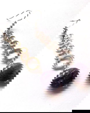 cercei ametist 43996