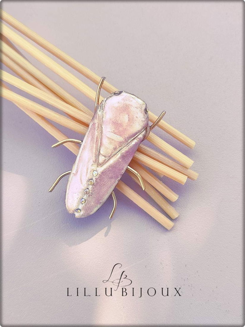 Broșă cicada