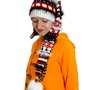 Fes lung cu mot. Caciula unisex in 3 culori. Fes femei/barbati gros, calduros, handmade