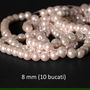 Perle de sticla, 8 mm, 10 buc, MPS-21
