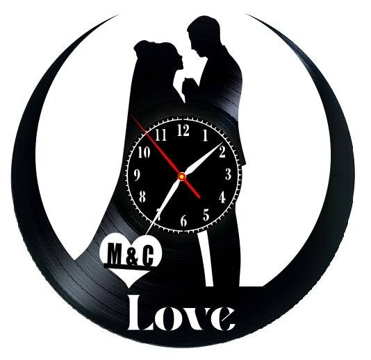 LOVE-ceas de perete(personalizabil)