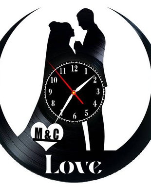LOVE-ceas de perete(personalizabil)