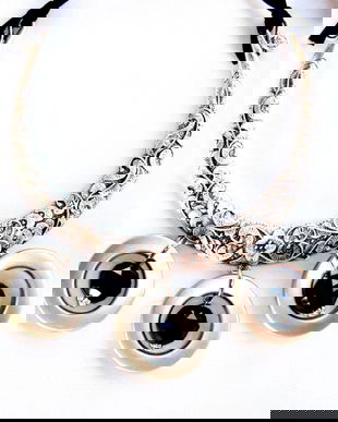 Colier din zamac si cristale