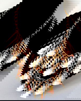 Colier dublu din felii de melci marini