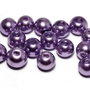 Perle din sticla, 6 mm, mov inchis