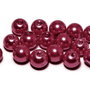 Perle din sticla, 6 mm, visinii