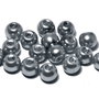 Perle din sticla, 4 mm, gri