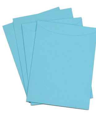 Plicuri dimensiune 18.5×13.5 cm pentru invitatii, culoare bleu