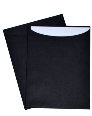 Plicuri dimensiune 18.5×13.5 cm pentru invitatii, culoare neagra