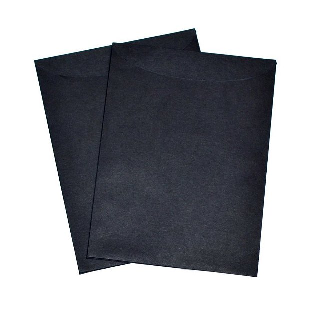 Plicuri dimensiune 18.5×13.5 cm pentru invitatii, culoare neagra