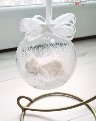 Glob  transparent cu bebelus