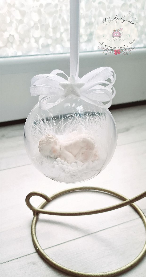 Glob  transparent cu bebelus