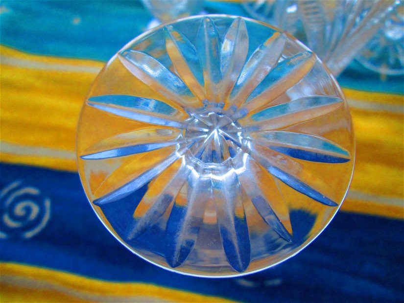 pahare vintage cristal superbe
