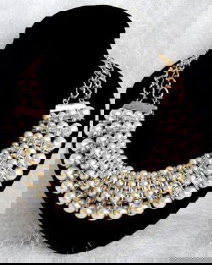 Colier cu perle si cristale