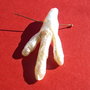 Pandantiv perla de cultura "chicken feet" aprox 22.5x44 mm