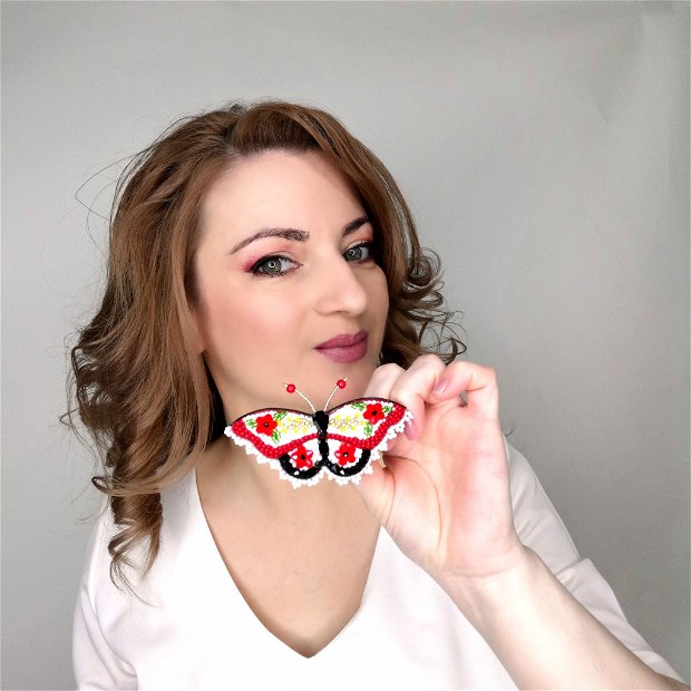 Broșă - Fluturele Românesc