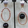 Cercei handmade cu jad
