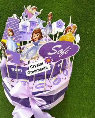 Tortulet prințesa Sophia/  decorațiuni petrecere sofia