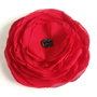 brosa floare  rosie de voal  12 cm