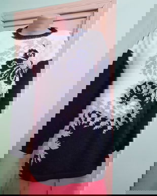 Pulover cu fir metalizat