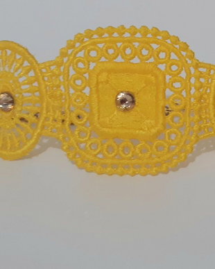 Choker elegant brodat