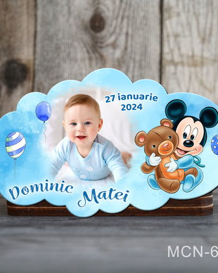 Marturii magnetice botez - Tematica botez Mickey Mouse