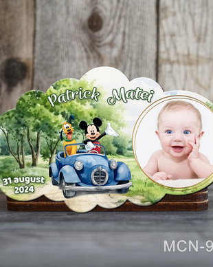 Marturii magnetice botez - Tematica botez Mickey Mouse