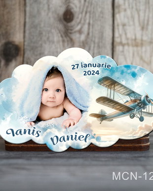 Marturii botez personalizate - Marturii magnetice - Avion