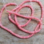 Coral roz, rondele 3x1.5 mm (sirag 41 cm)
