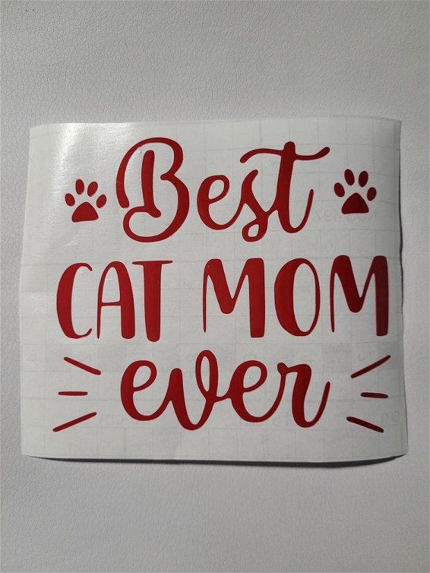 Set 3 stickere Best CAT MOM ever