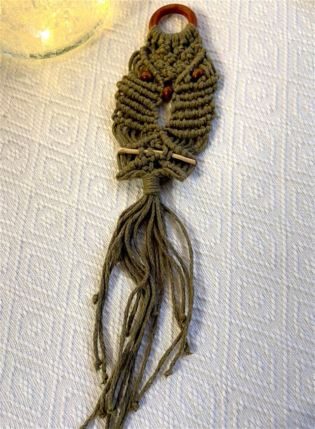Ornament , decoratine din bumbac-bufnita