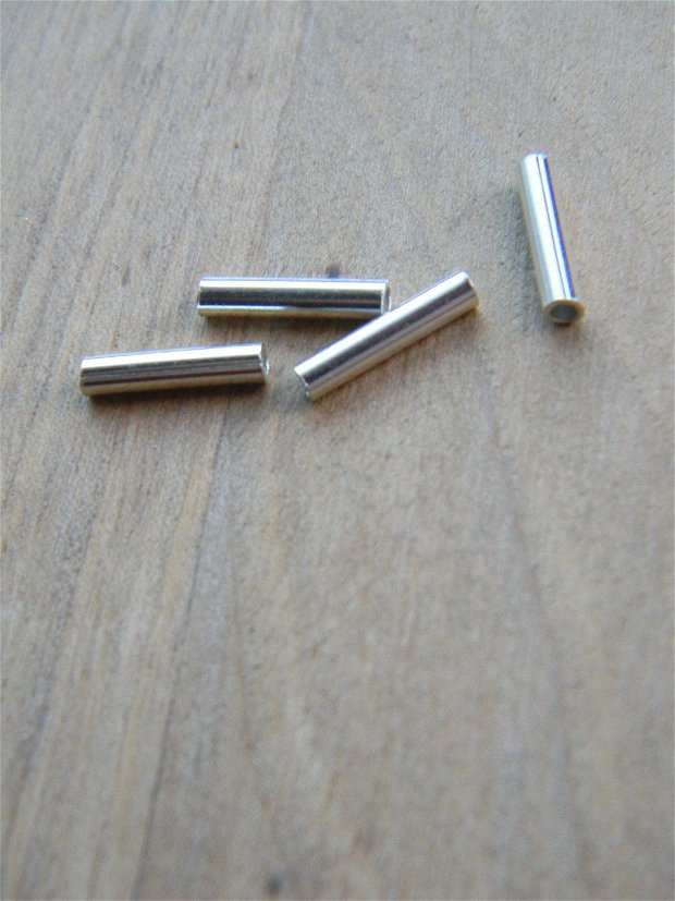 Tub distantier argint 10 mm (F36-3)