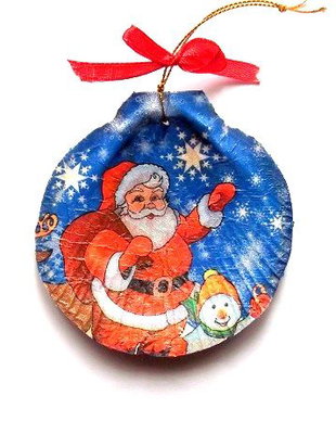 glob pe sidef cu mos craciun 44900