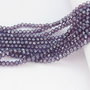 Cristale din sticla, rondelle, 2.5x2 mm, indigo