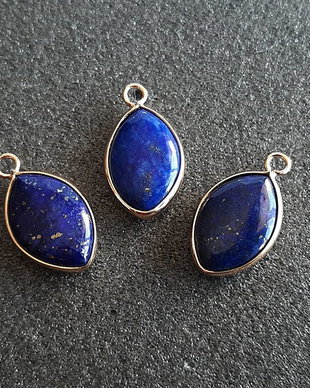 Pandantiv lapis lazuli 25x14mm  PD.0062