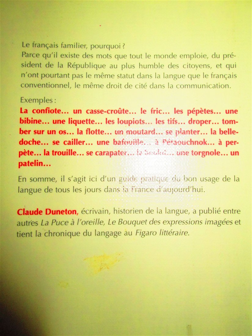 1998 Le guide du francais familier,