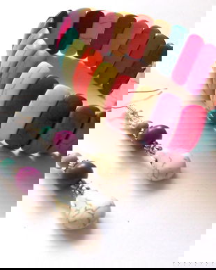 set cu howlite colorate 44266