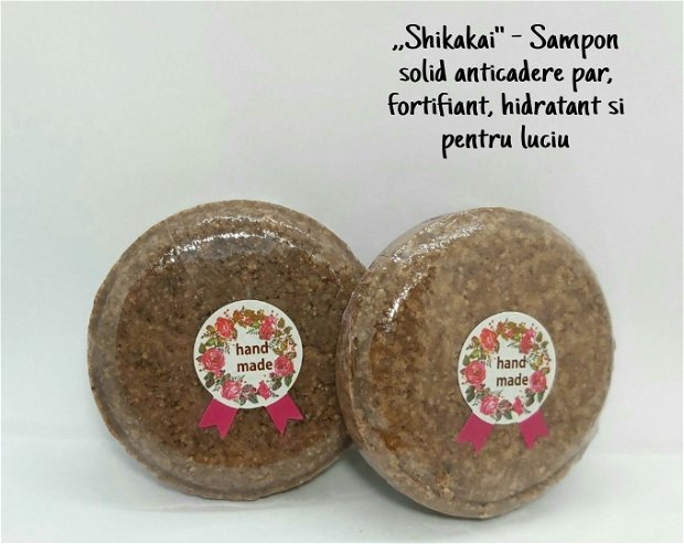 ,,Shikakai" - sampon solid anticadere par, hidratant si pentru luciu (orice tip de par)