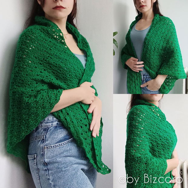 Esarfa dama, Verde