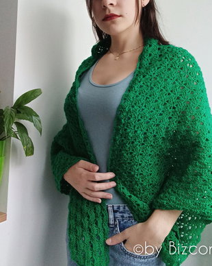 Esarfa dama, Verde