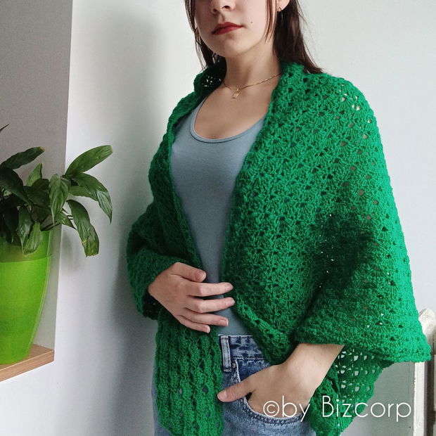Esarfa dama, Verde