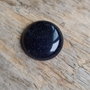 Cabochon blue goldstone, 25 mm
