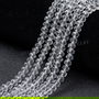 Margele sticla transparenta, 6x5mm
