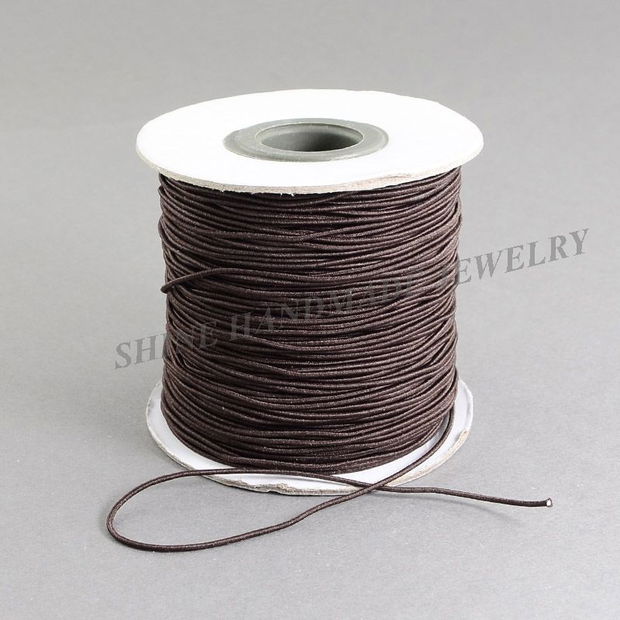 Snur elastic, Coconut Brown, 1mm