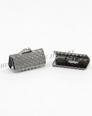 Capat de panglica, gunmetal, 7x13mm