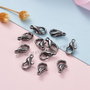 Inchizatoare lobster gunmetal, 10x6mm