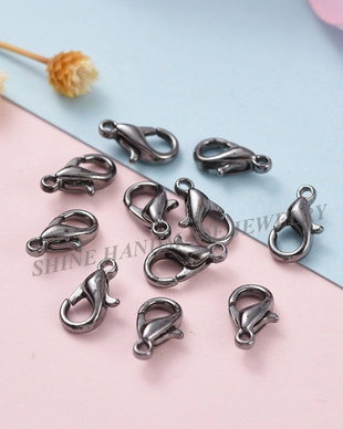Inchizatoare lobster gunmetal, 10x6mm