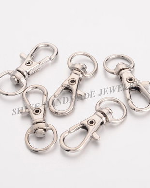 Cheie breloc, platinum, 30.5x11x6mm