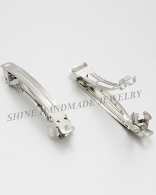 Baza de agrafa cu clips, platinum, 59x6.5x6mm