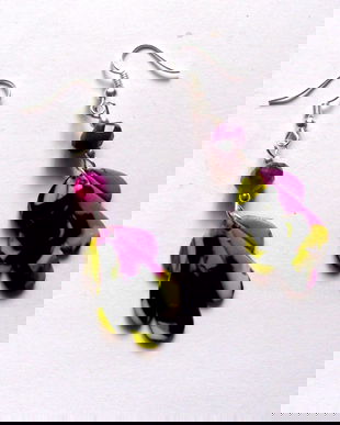 cercei fimo cu cristale 44308